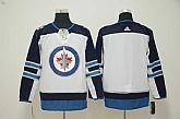 Winnipeg Jets Blank White Adidas Stitched Jersey,baseball caps,new era cap wholesale,wholesale hats